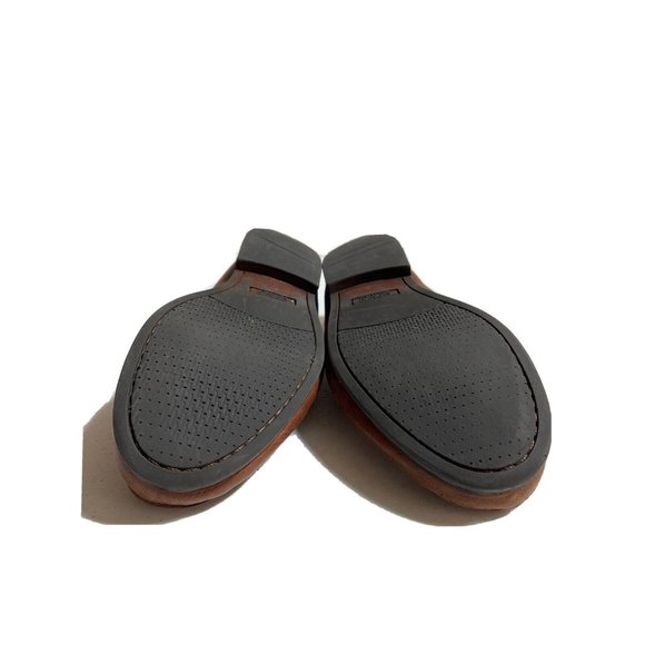 Giorgio Brutini Men's Eagle Brown Leather Weave Slip On Loafer Shoes Size 13 M. - Picture 7 of 9